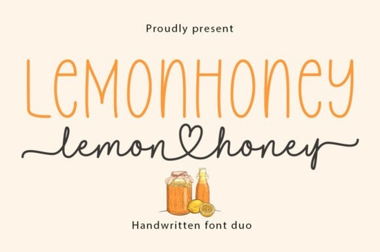 Lemonhoney Duo Font